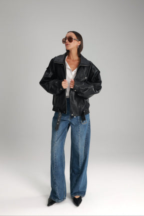 חולצת תיאו מכופתרת לבנה