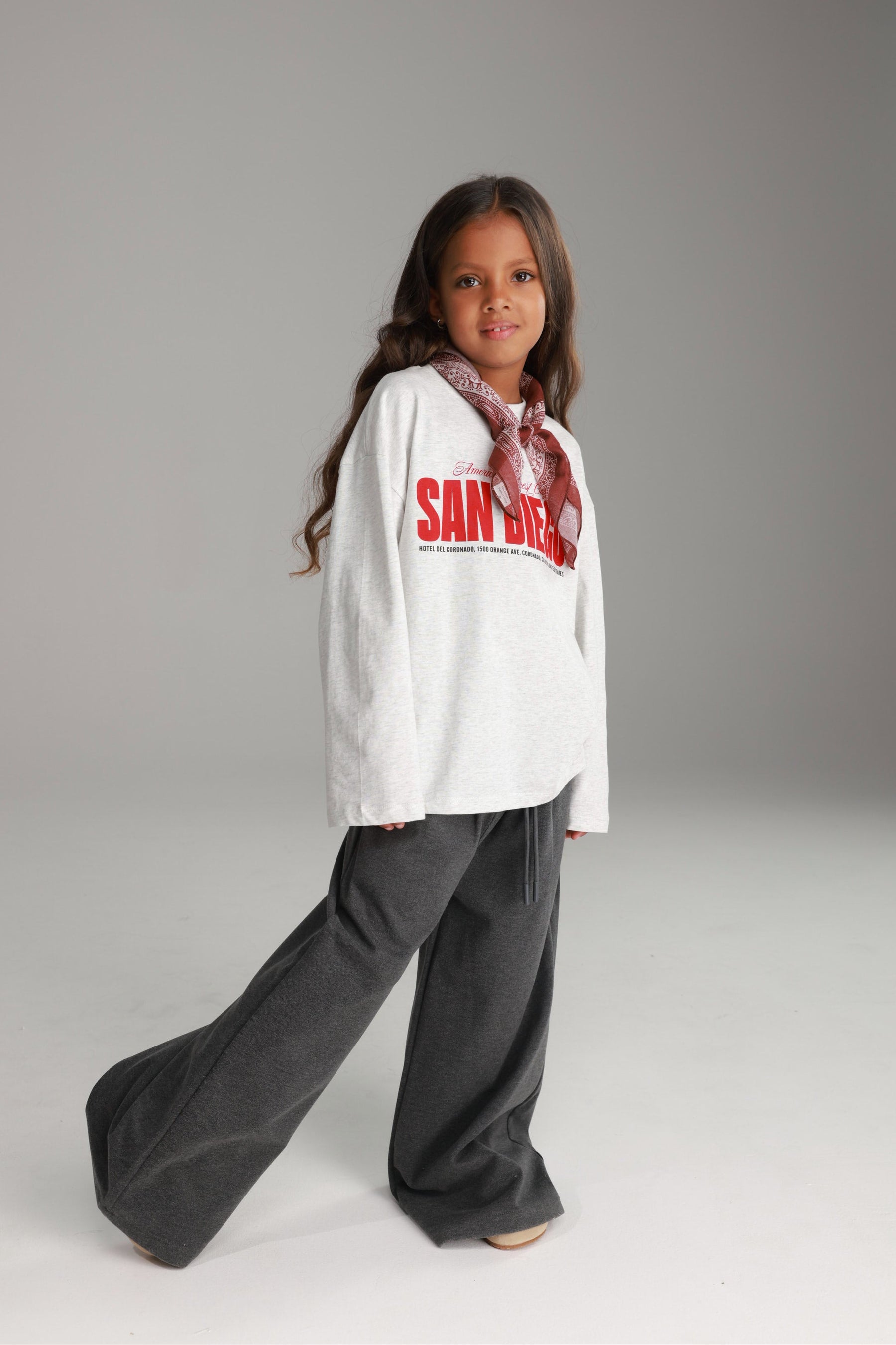 מכנסי אוליביה אפורים