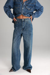 ג'ינס צ'לסי כחול כהה