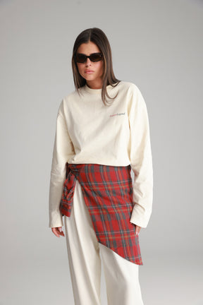 חולצת בל שמנת