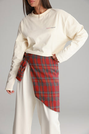 חולצת בל שמנת