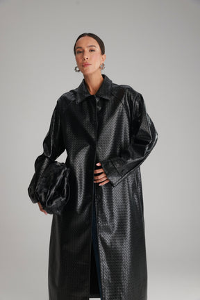 מעיל מרגרט שחור