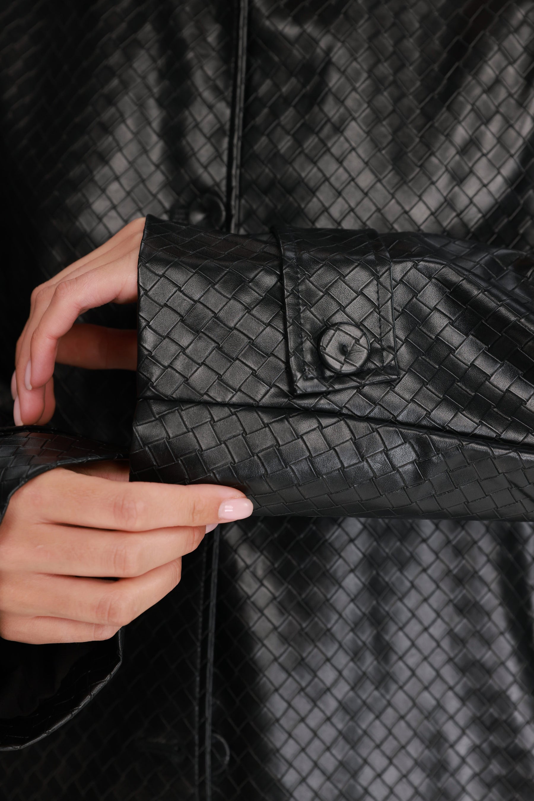 מעיל מרגרט שחור