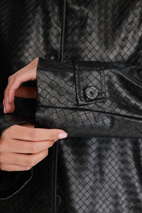 מעיל מרגרט שחור