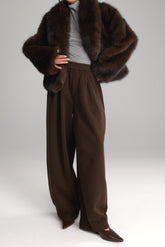 מכנסי בילי חום כהה