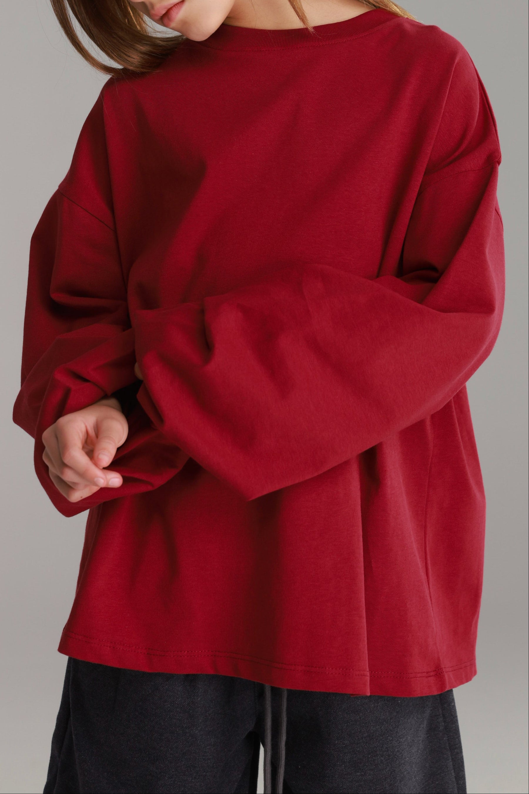 חולצת דורי בורדו