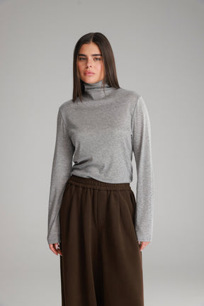 חולצת גולף בריאנה אפורה