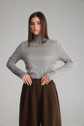 חולצת גולף בריאנה אפורה