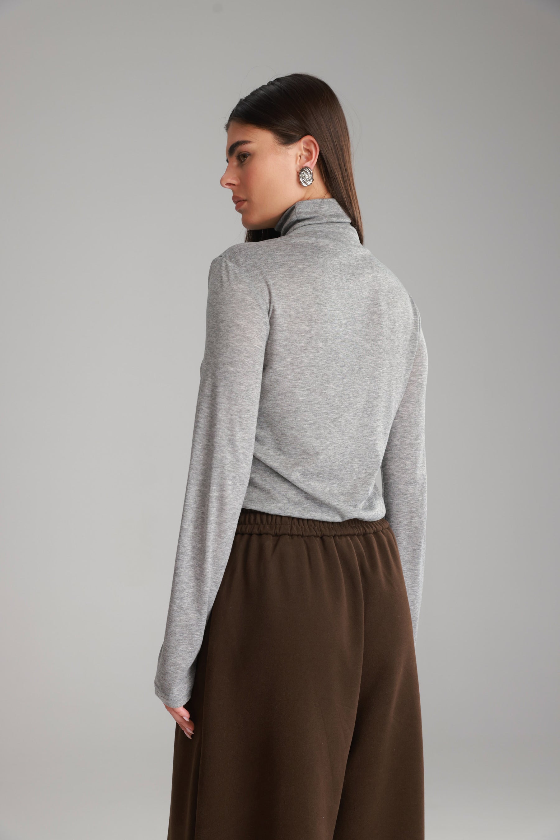 חולצת גולף בריאנה אפורה