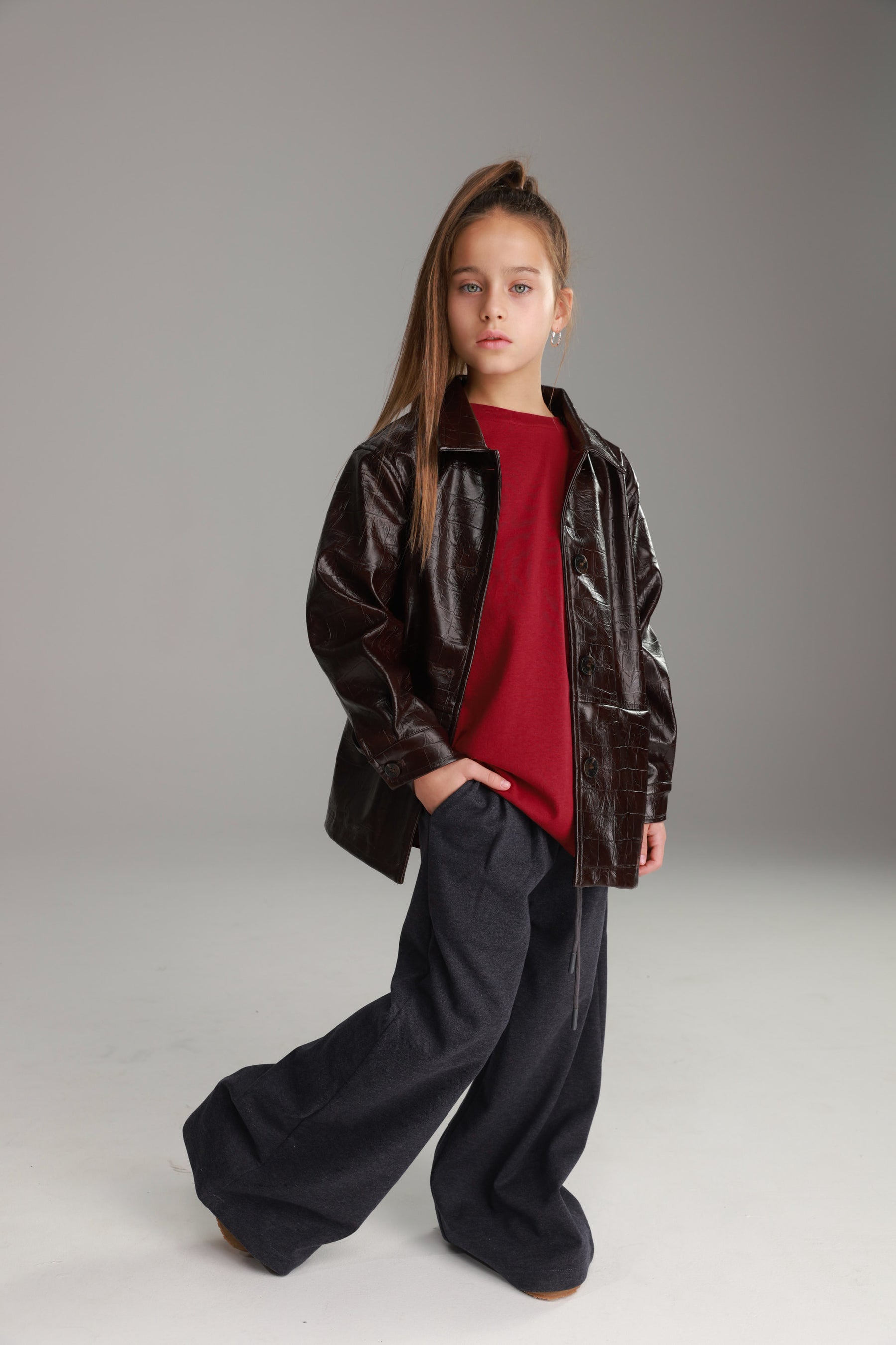 חולצת דורי בורדו