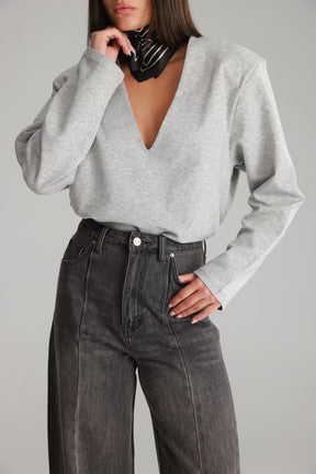 חולצת מרינה אפורה