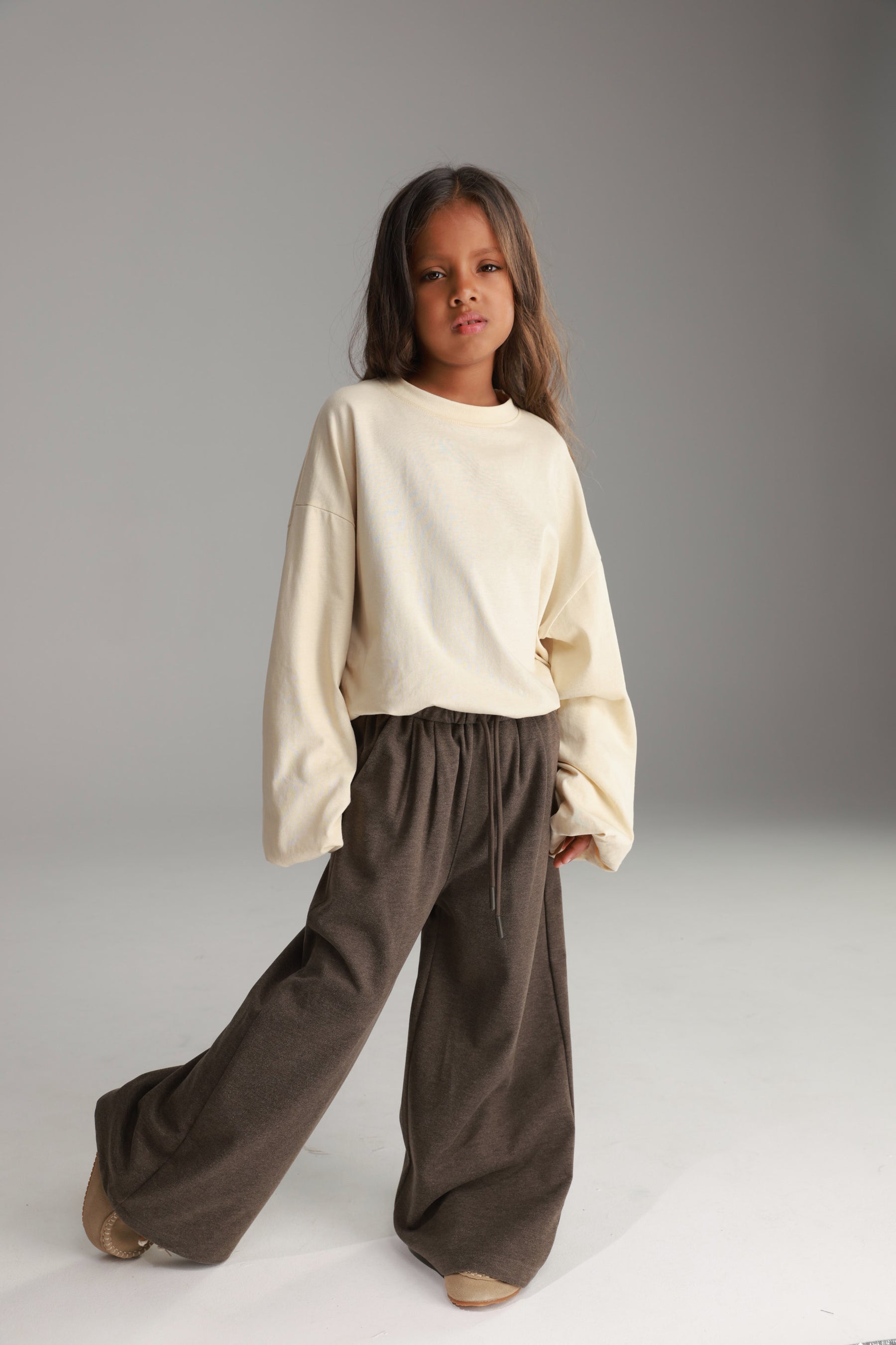 מכנסי אוליביה חומים