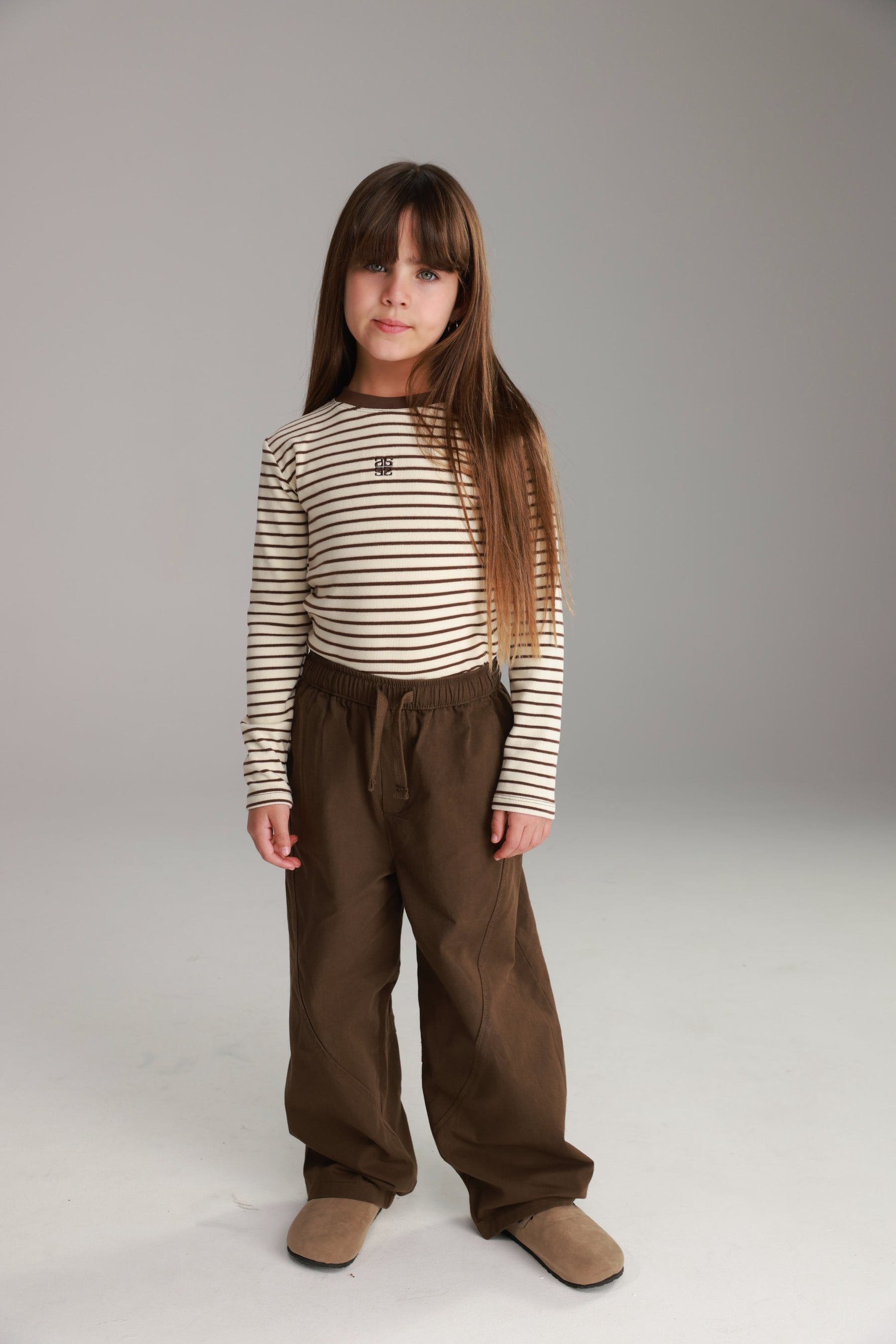 מכנסי ריי חומים