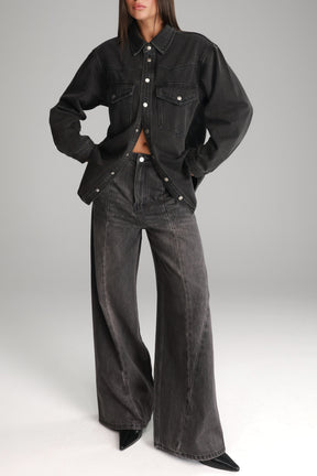 ג'ינס צ'לסי שחור