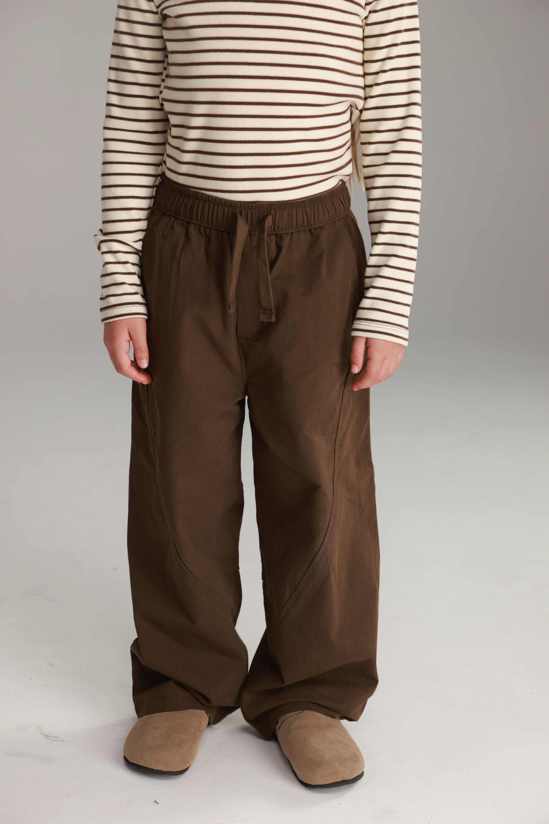 מכנסי ריי חומים