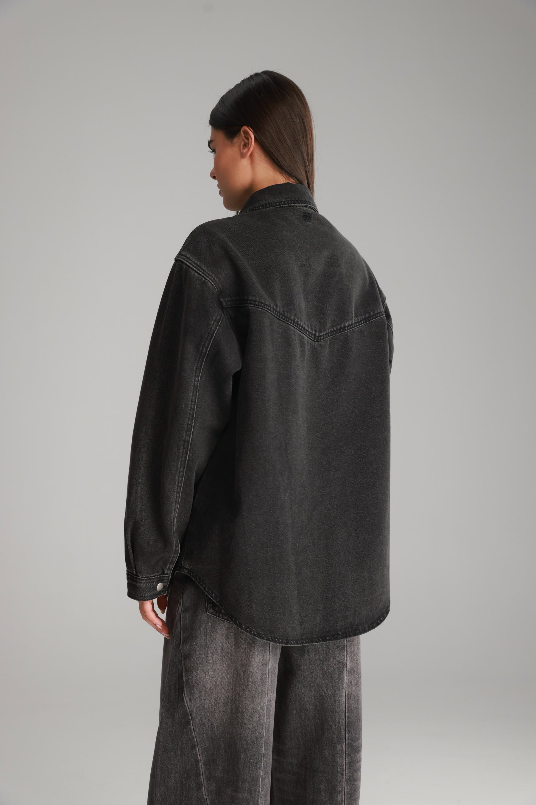 ג'קט ג'ינס אולדן שחור