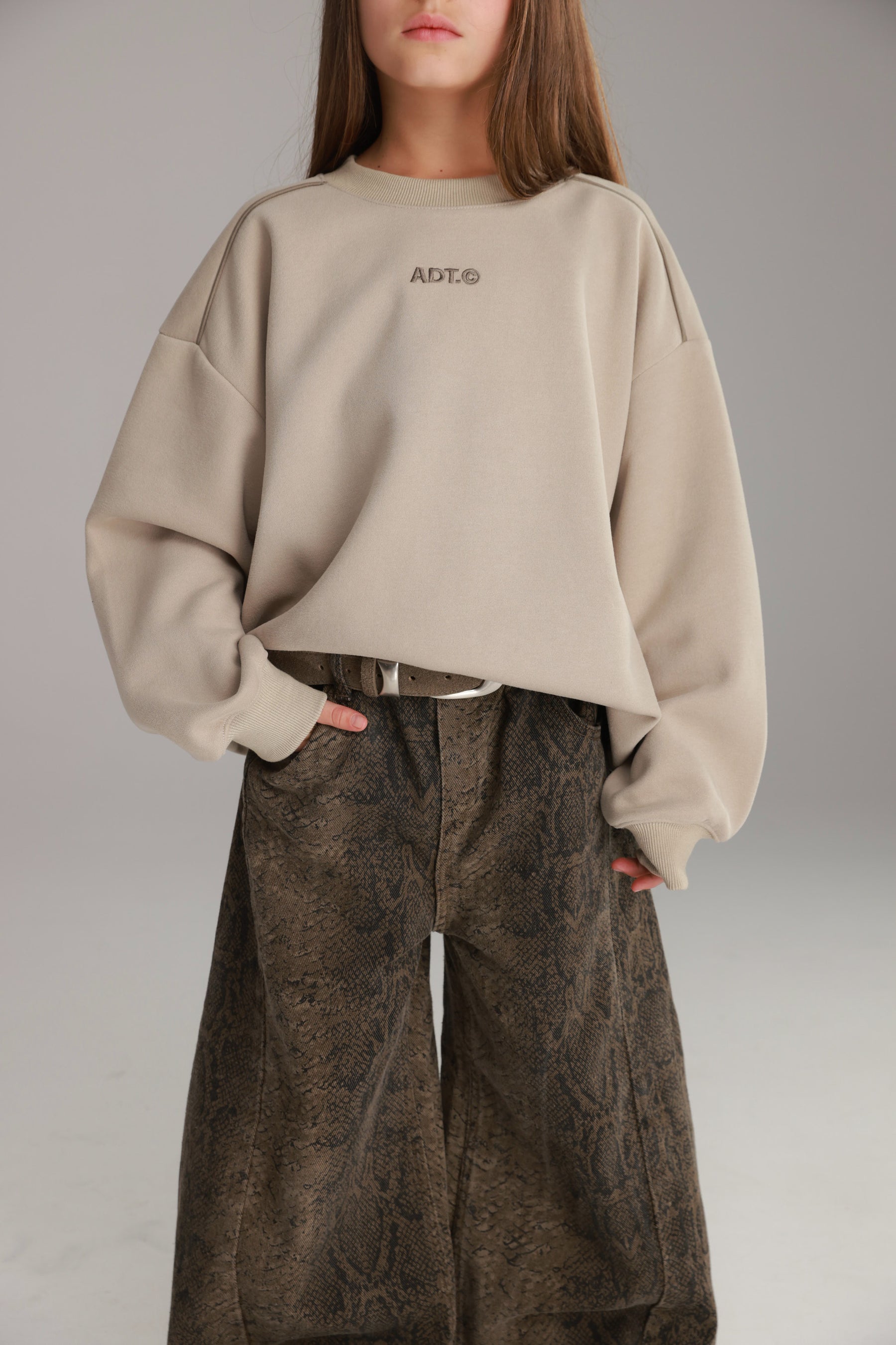 סוויטשירט היילי בז'