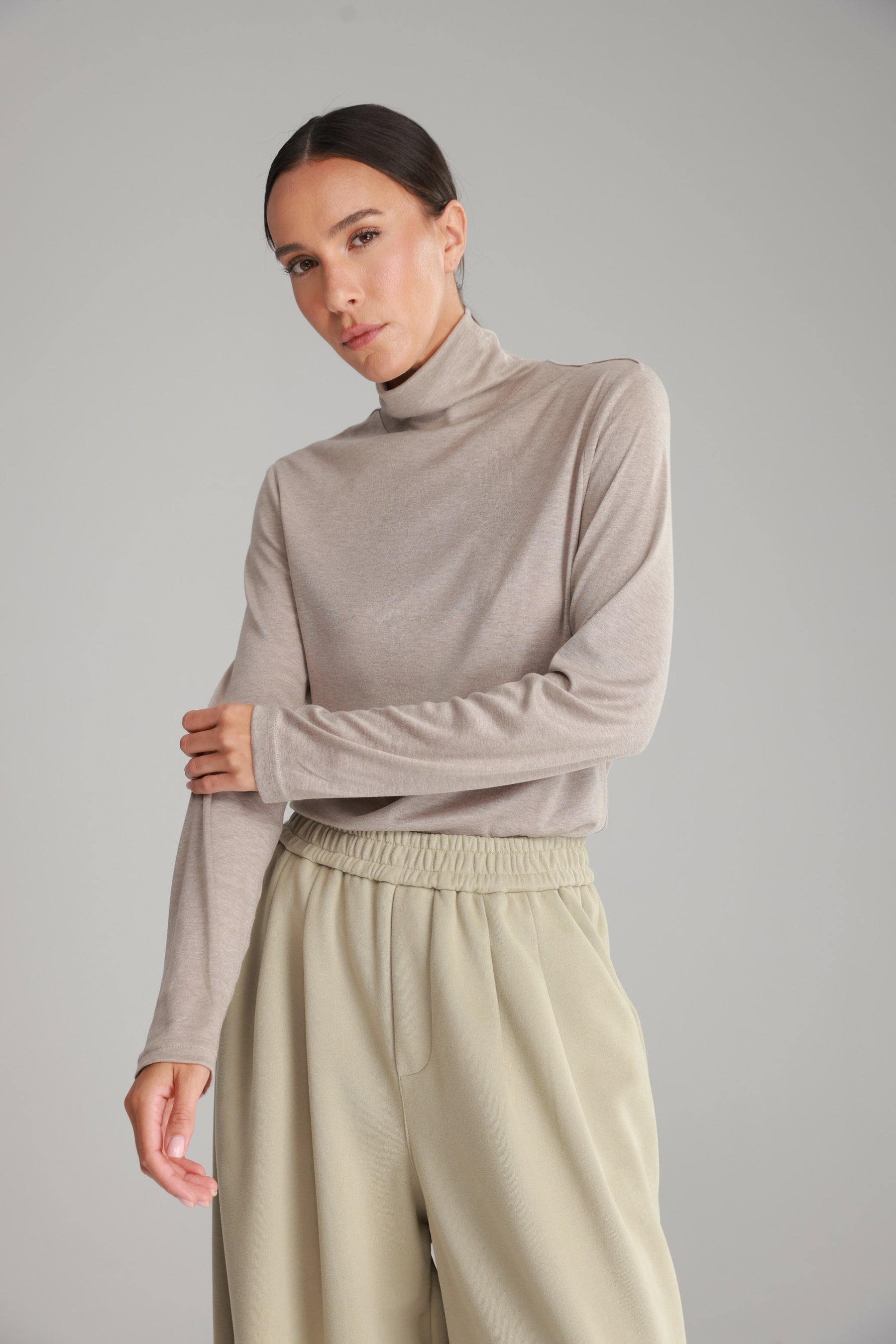 חולצת גולף בריאנה בז'