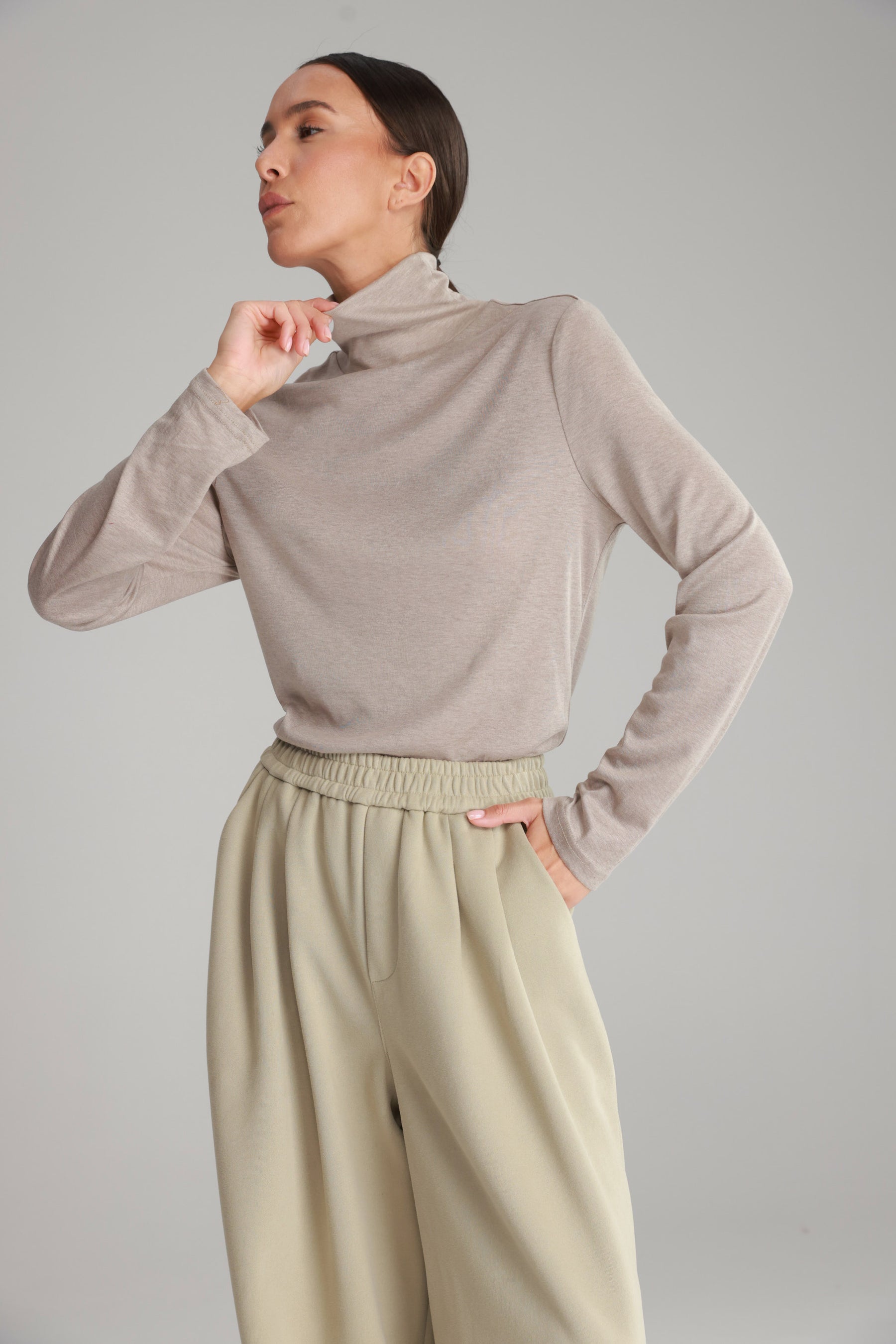 חולצת גולף בריאנה בז'