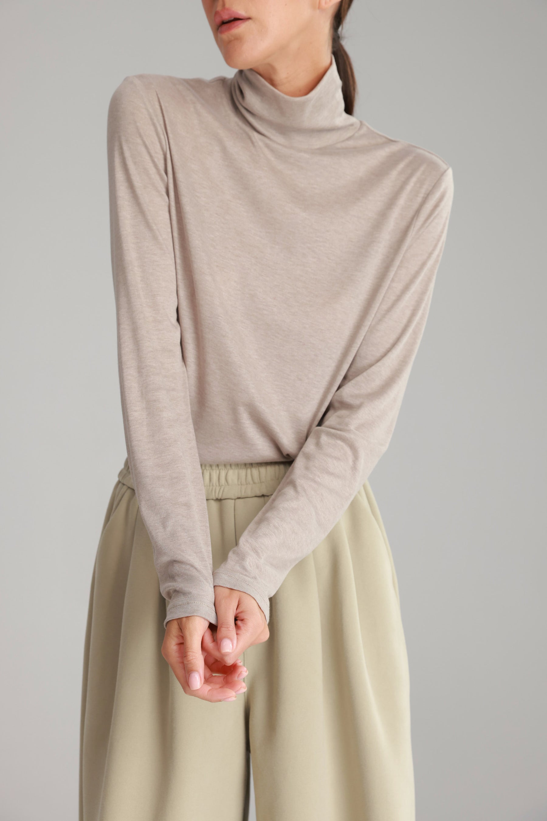 חולצת גולף בריאנה בז'