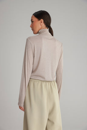 חולצת גולף בריאנה בז'