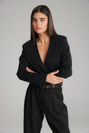 חולצת מרינה שחורה