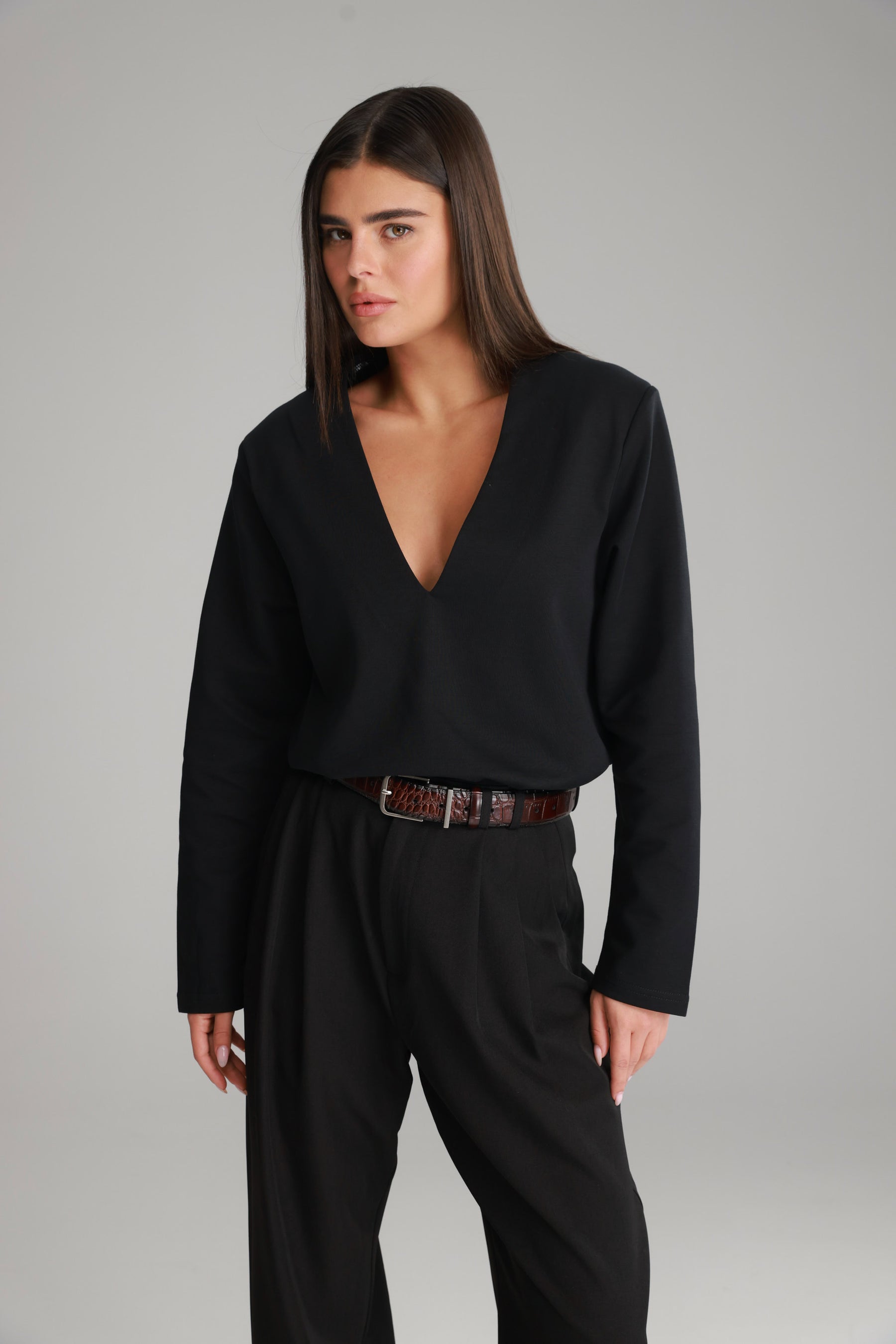 חולצת מרינה שחורה