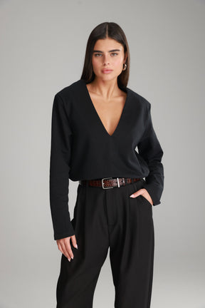 חולצת מרינה שחורה