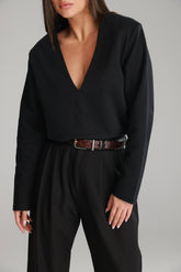 חולצת מרינה שחורה