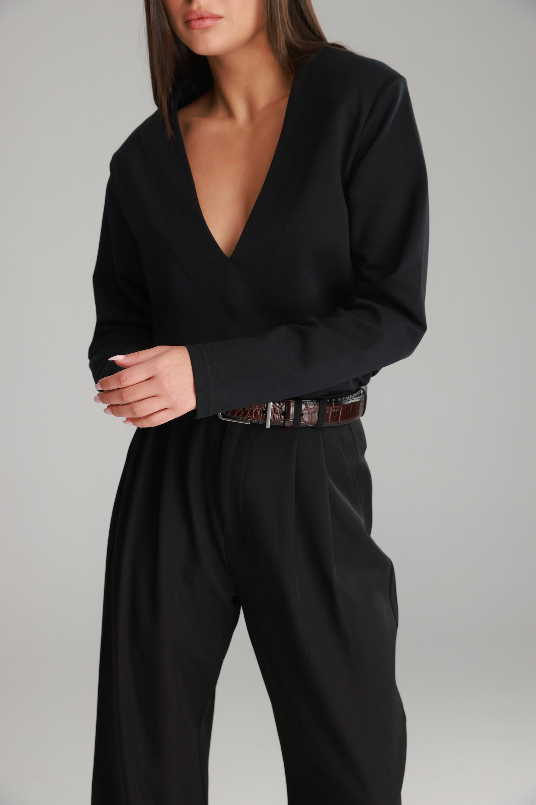 חולצת מרינה שחורה