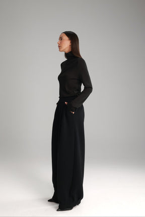 מכנסי בילי שחורים