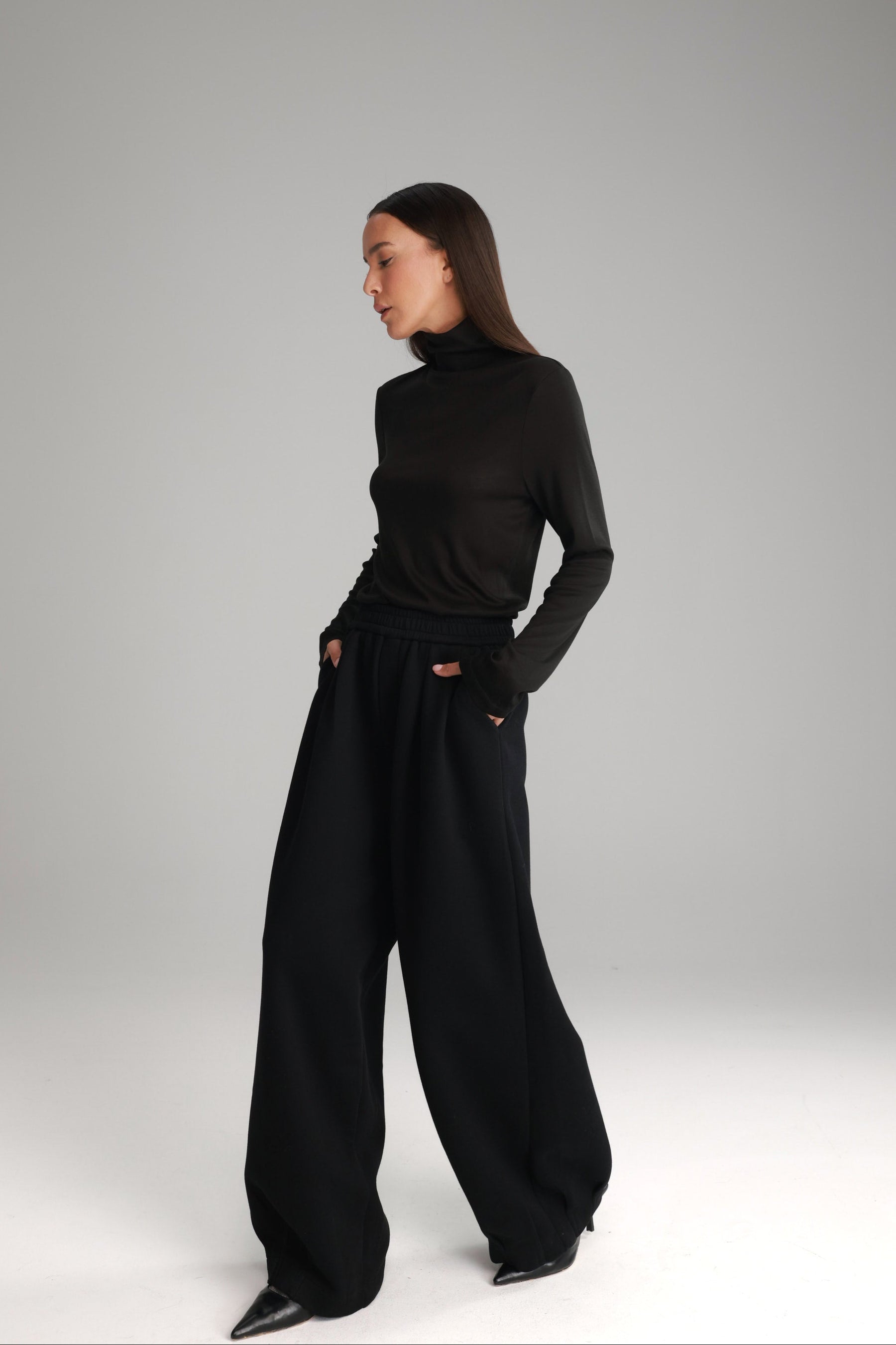 חולצת גולף בריאנה שחורה