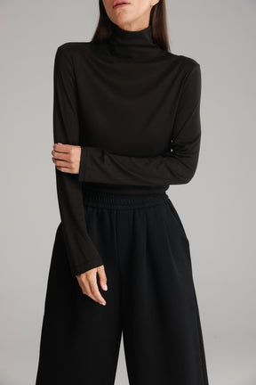 חולצת גולף בריאנה שחורה