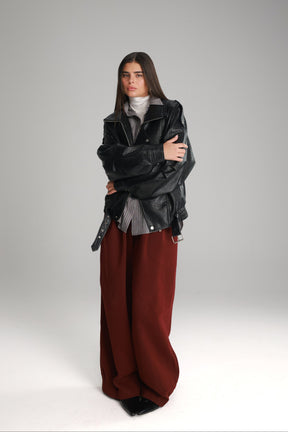 מכנסי בילי בורדו