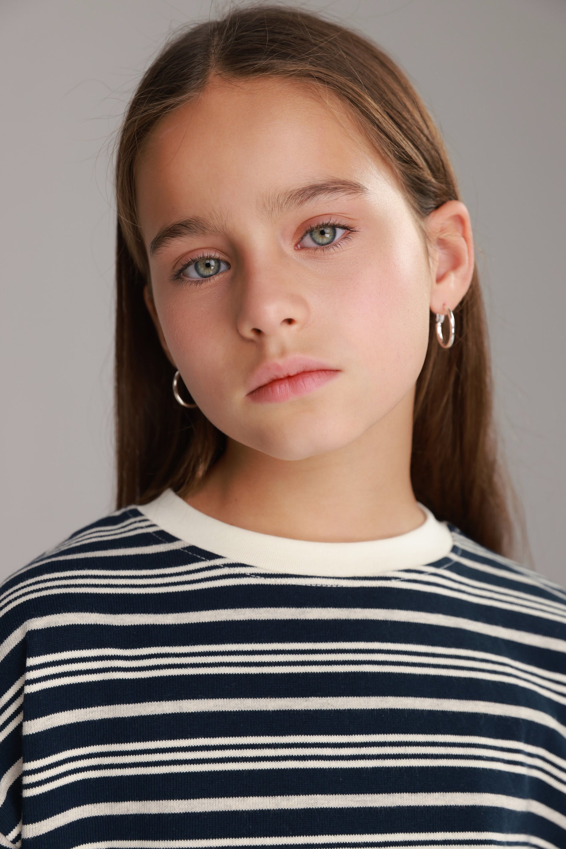 חולצת אווה נייבי/שמנת