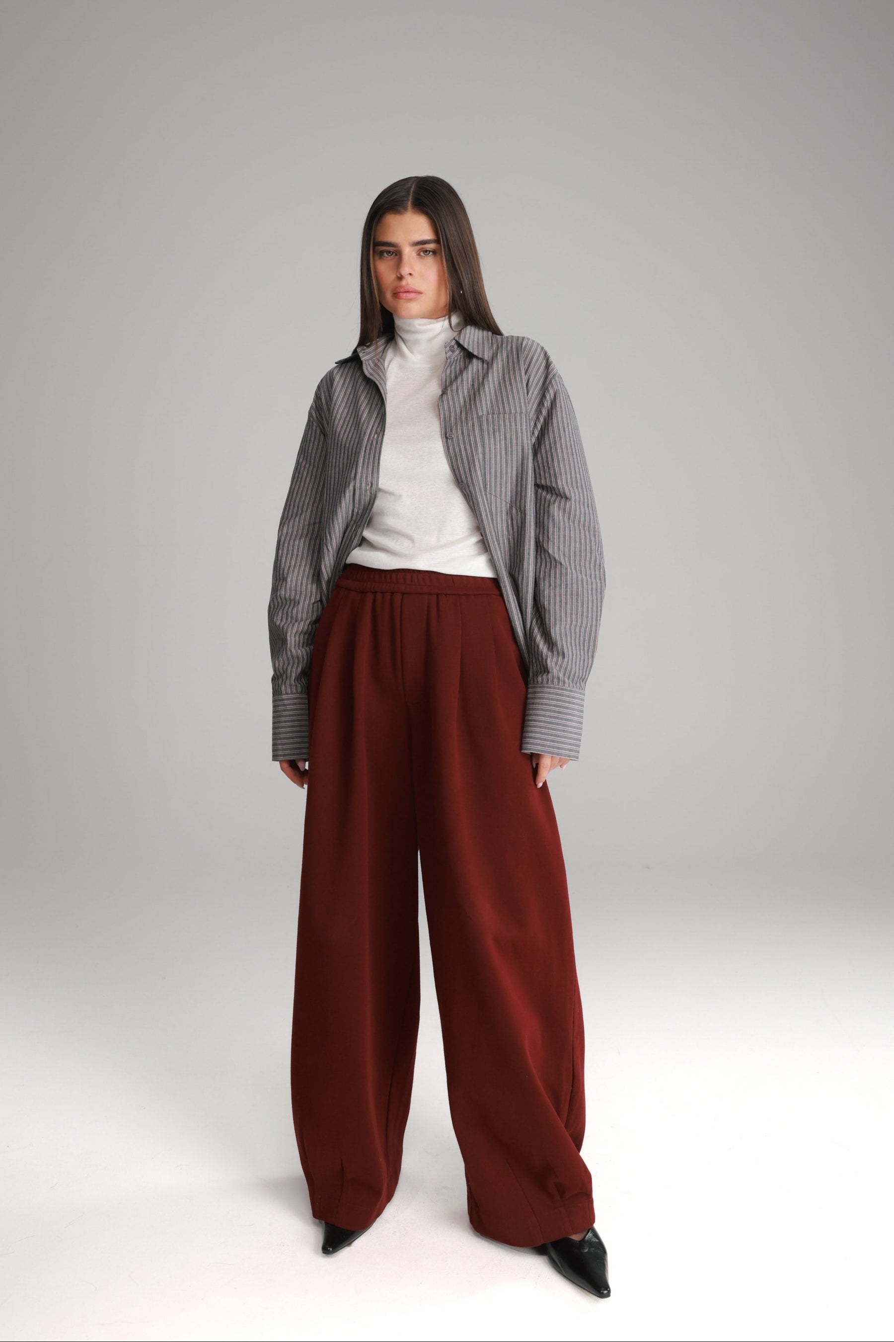 מכנסי בילי בורדו