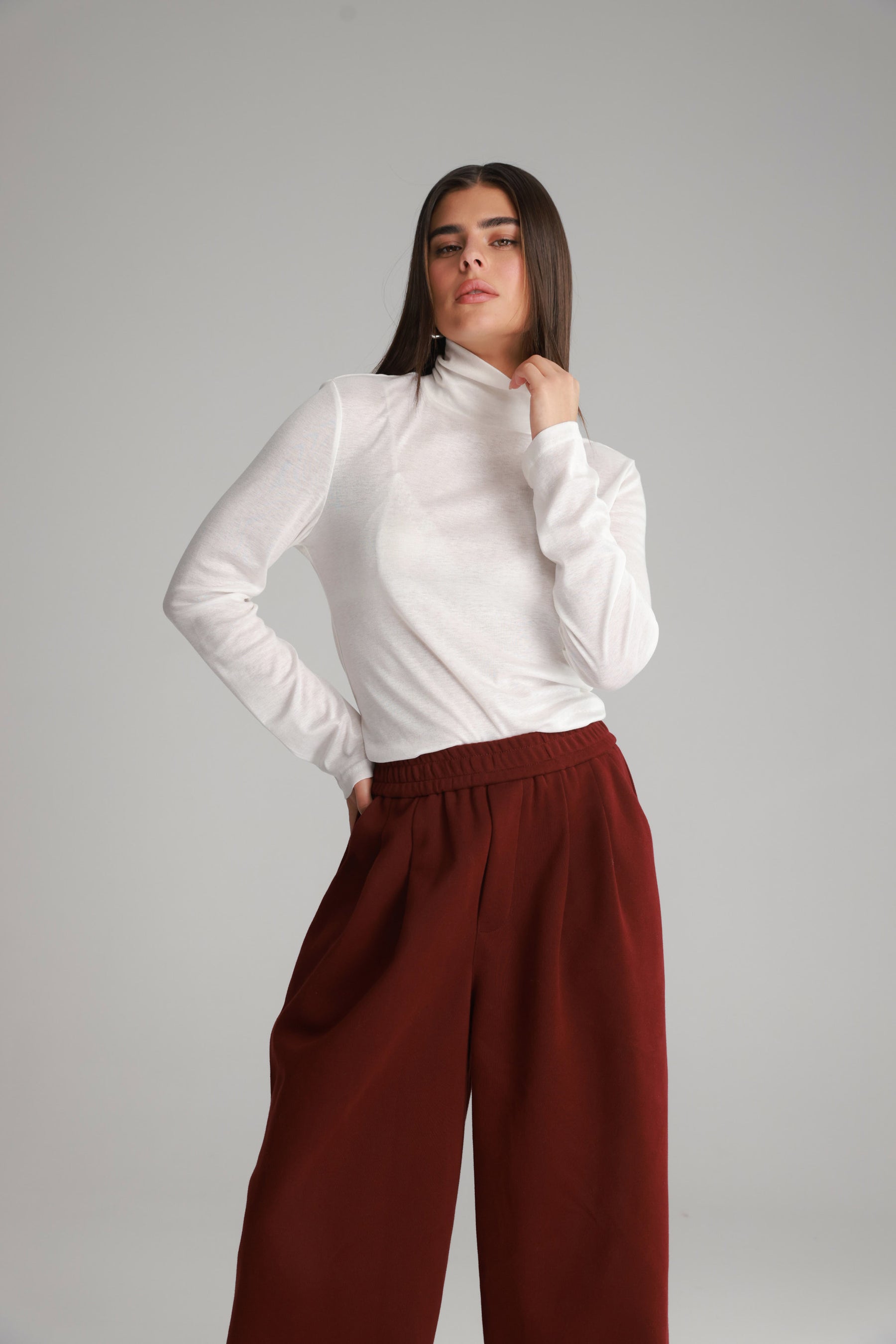 חולצת גולף בריאנה לבנה