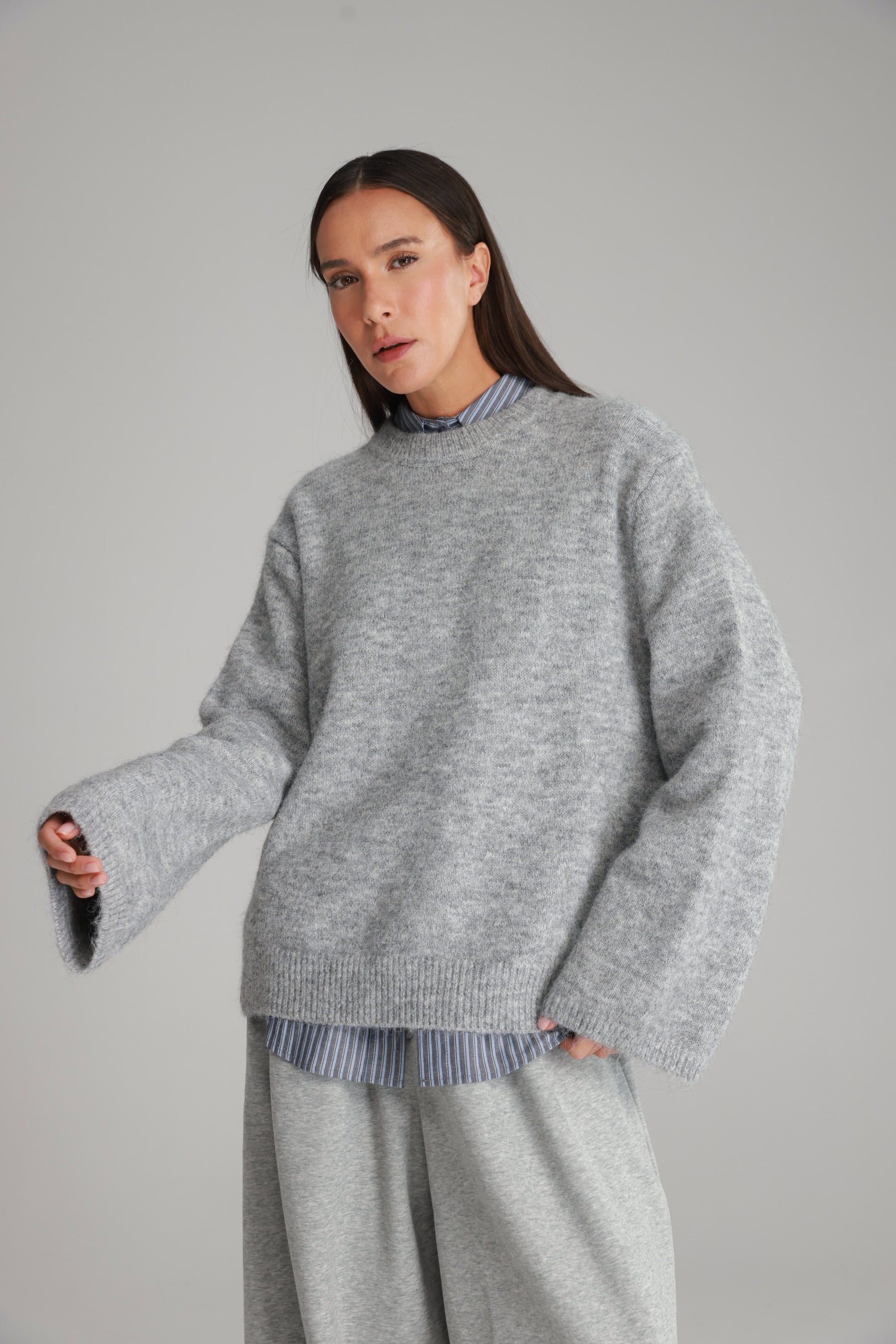 סריג ליב אפור