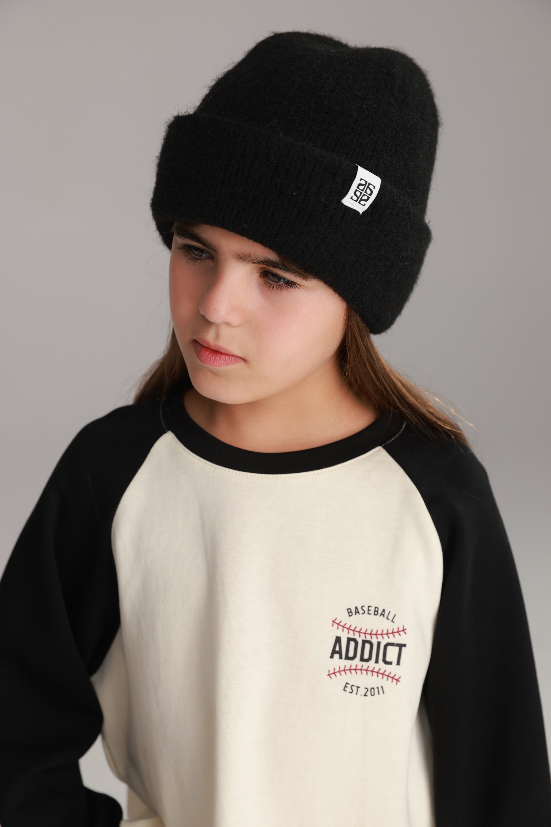 כובע צמר ג'יזל שחור