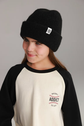 כובע צמר ג'יזל שחור