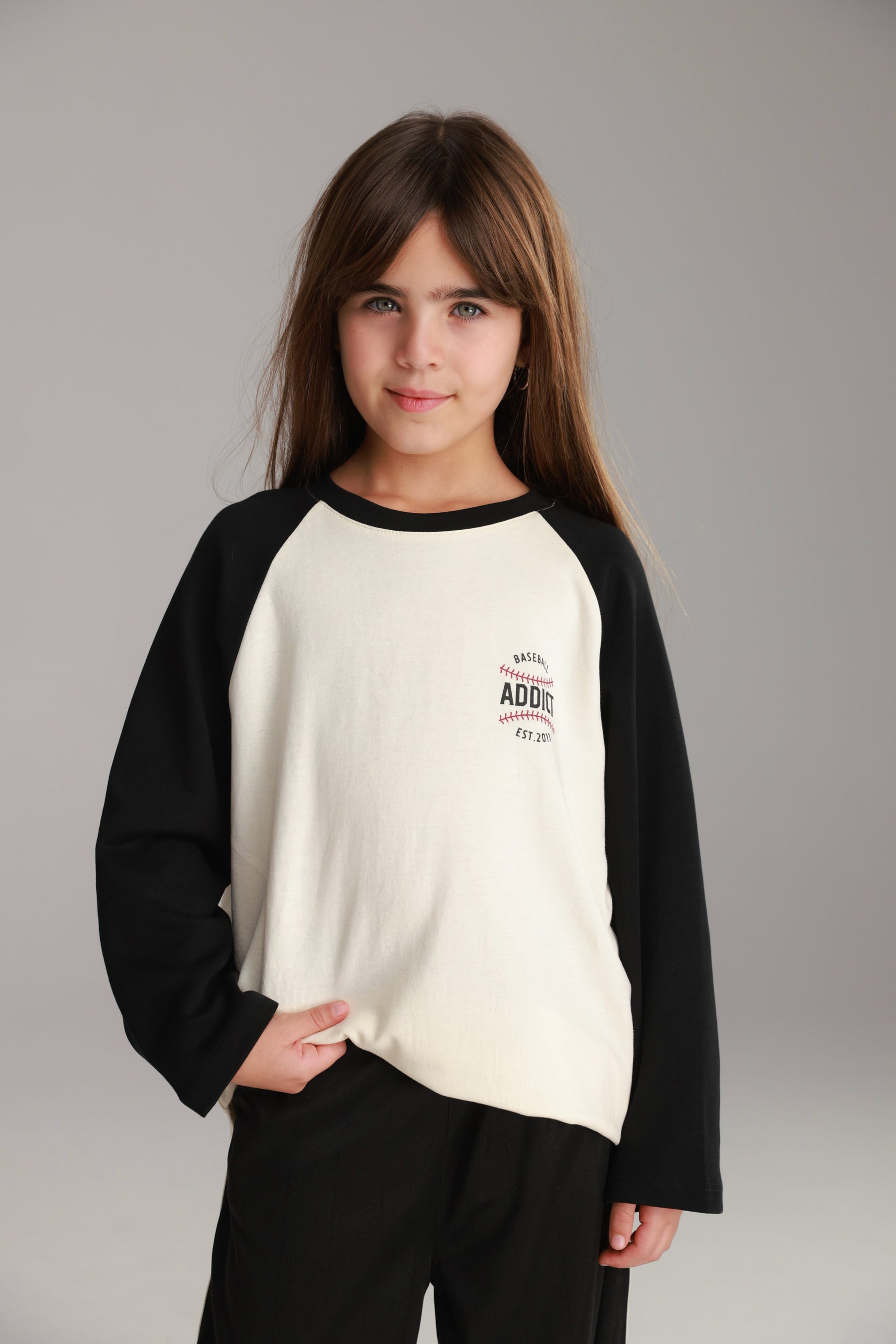 חולצת מיי שמנת/שחור