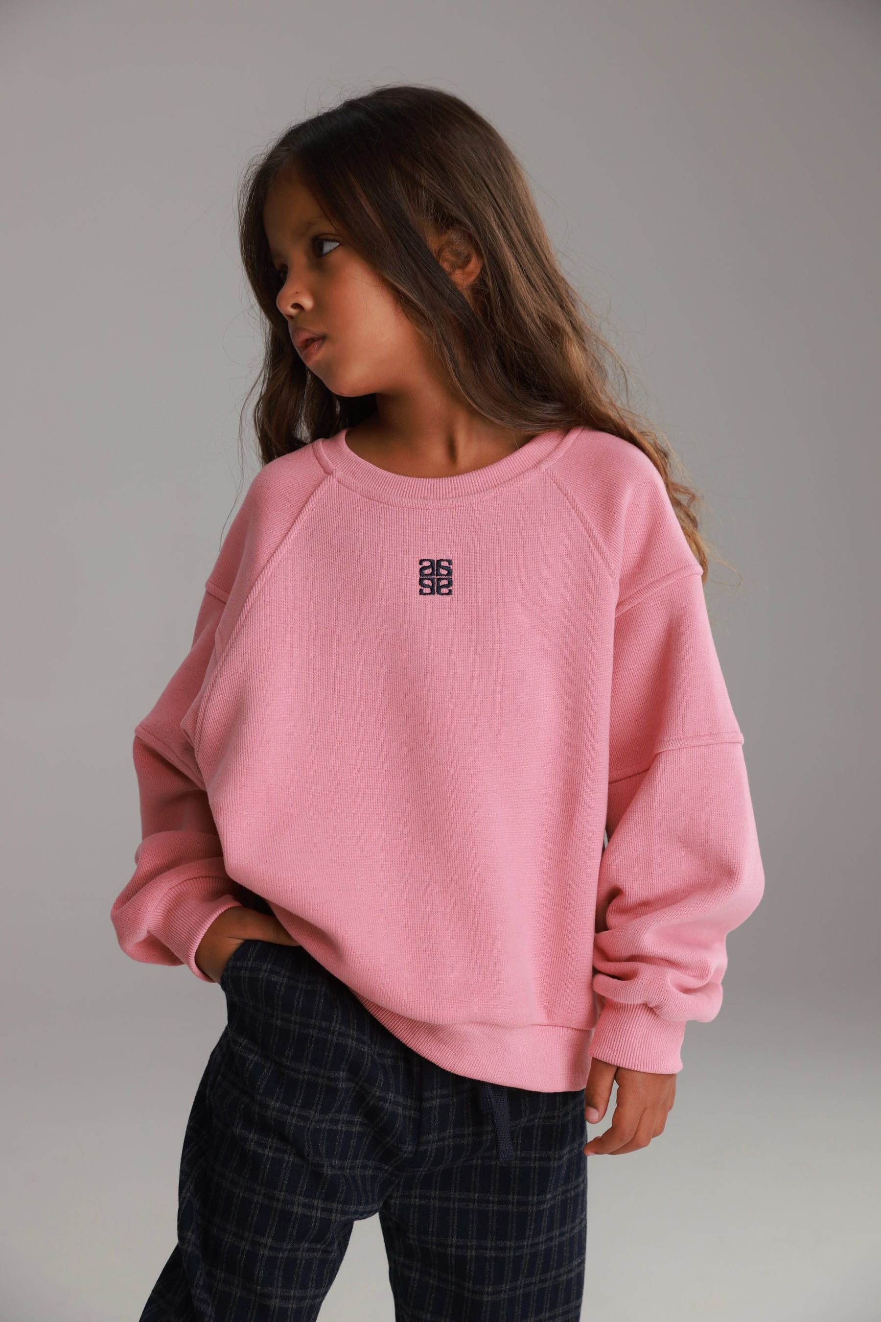 סוויטשירט נינה ורוד