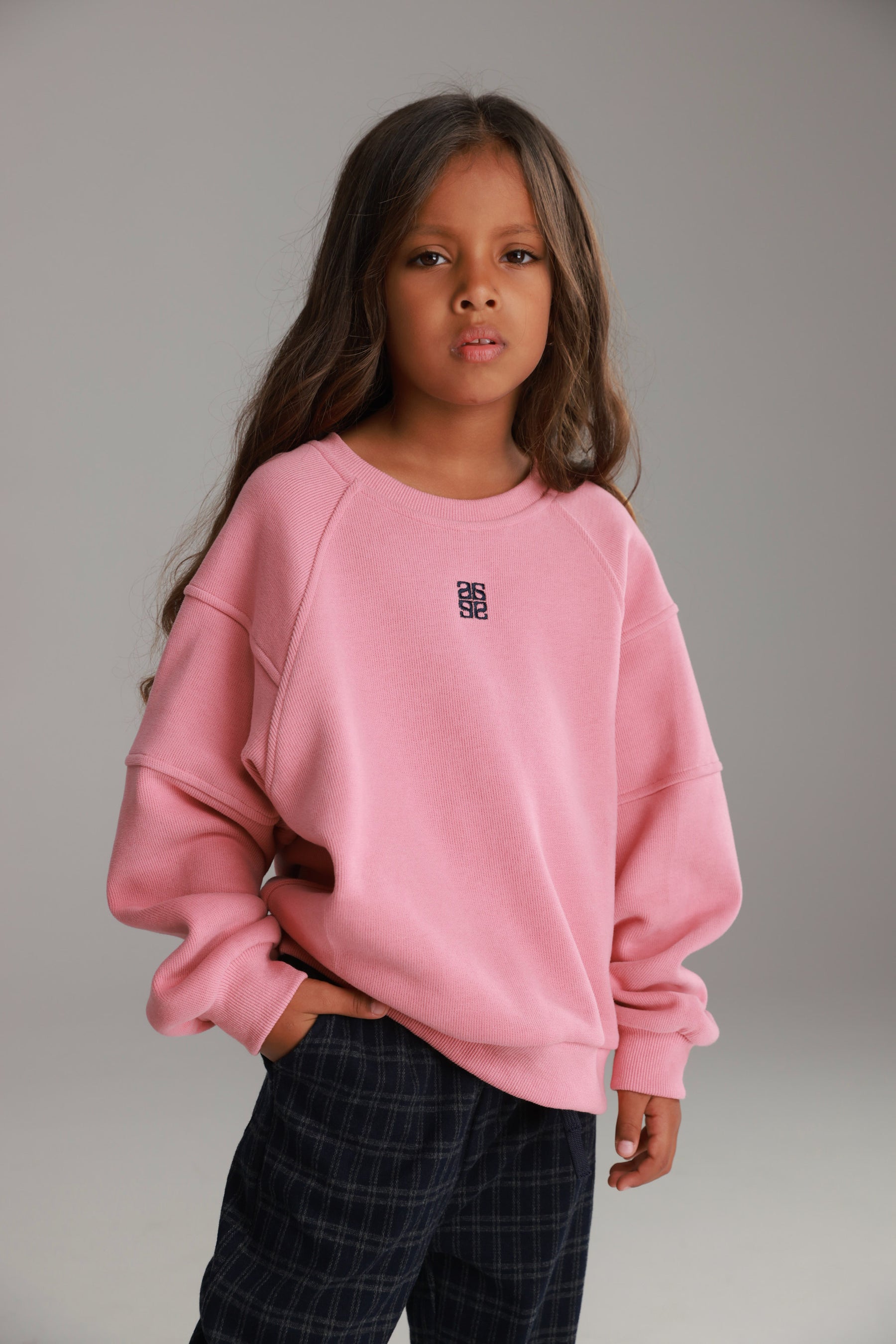 סוויטשירט נינה ורוד