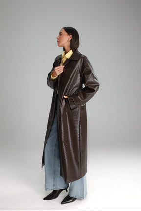 מעיל מרגרט חום כהה