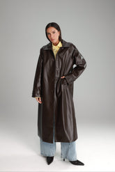 מעיל מרגרט חום כהה