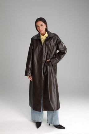 מעיל מרגרט חום כהה