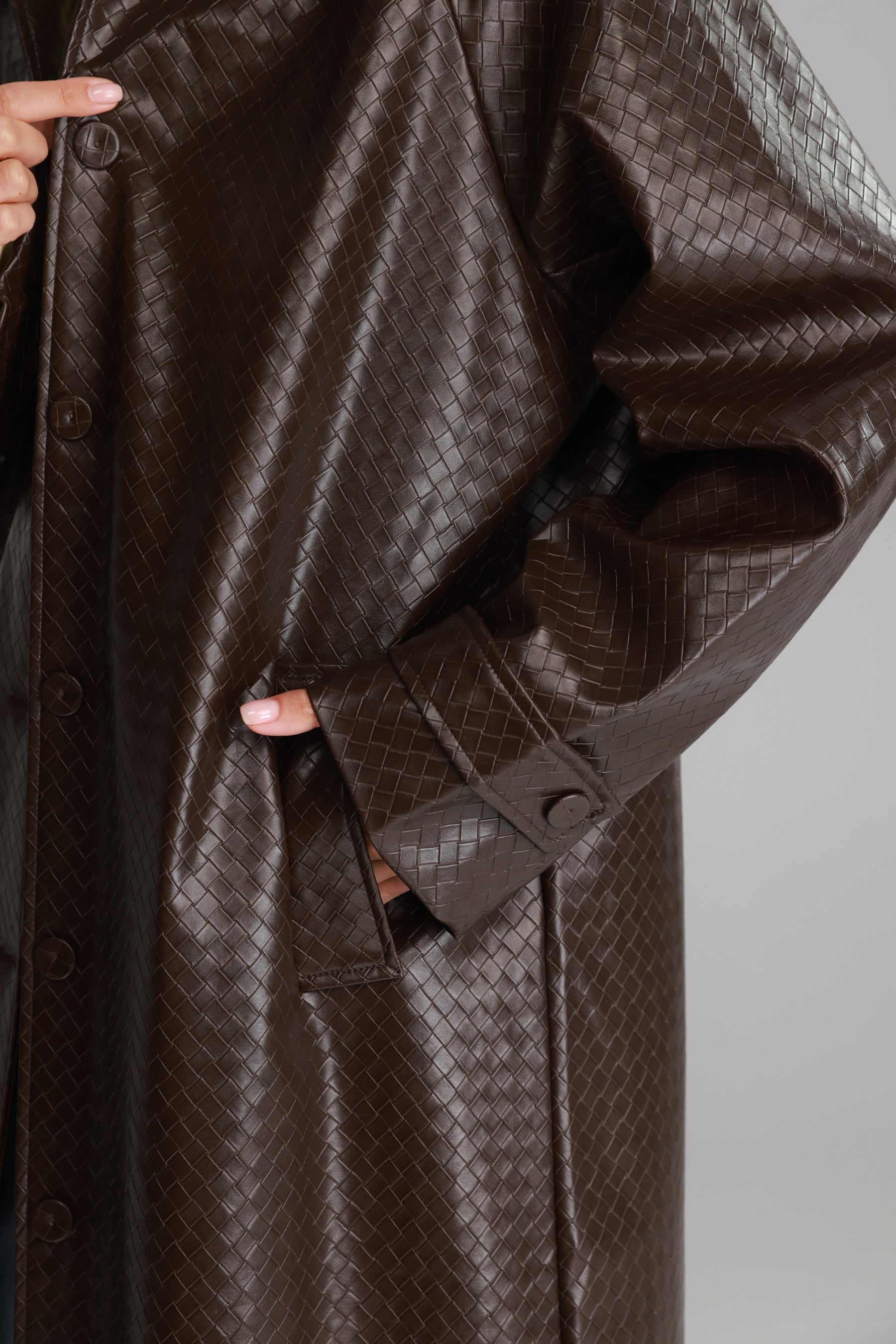 מעיל מרגרט חום כהה