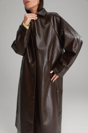 מעיל מרגרט חום כהה