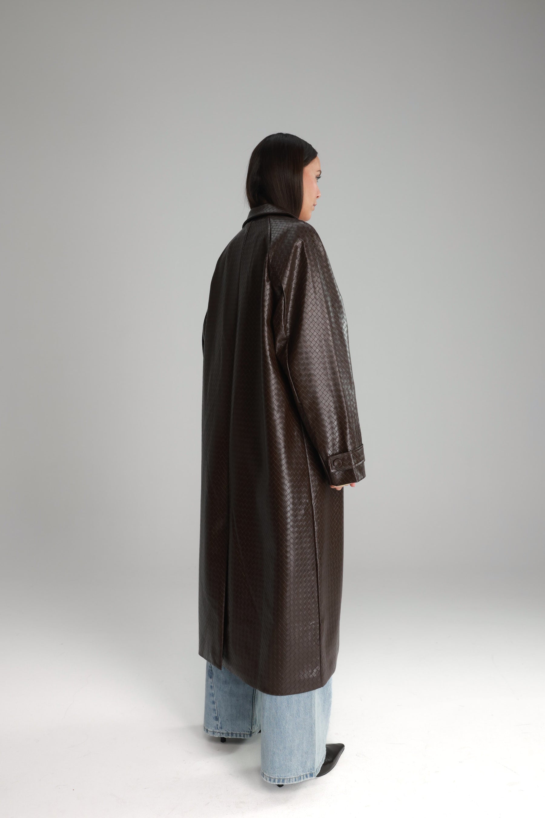 מעיל מרגרט חום כהה