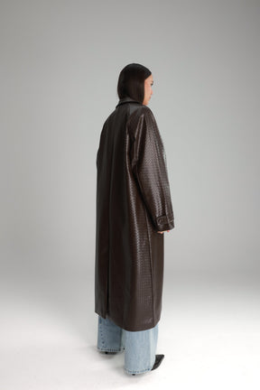 מעיל מרגרט חום כהה